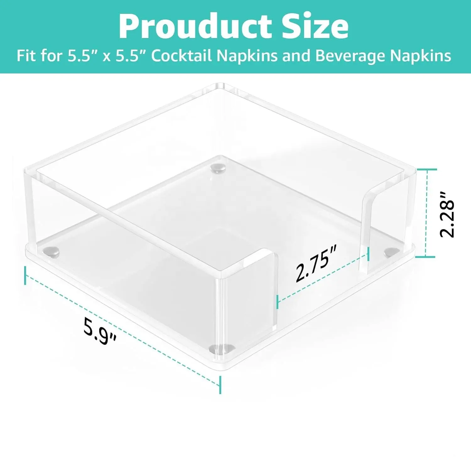 Acrylic Tissue Dispenser Eco-Friendly.Safety.Durable by HQ ACRYLIC 5
