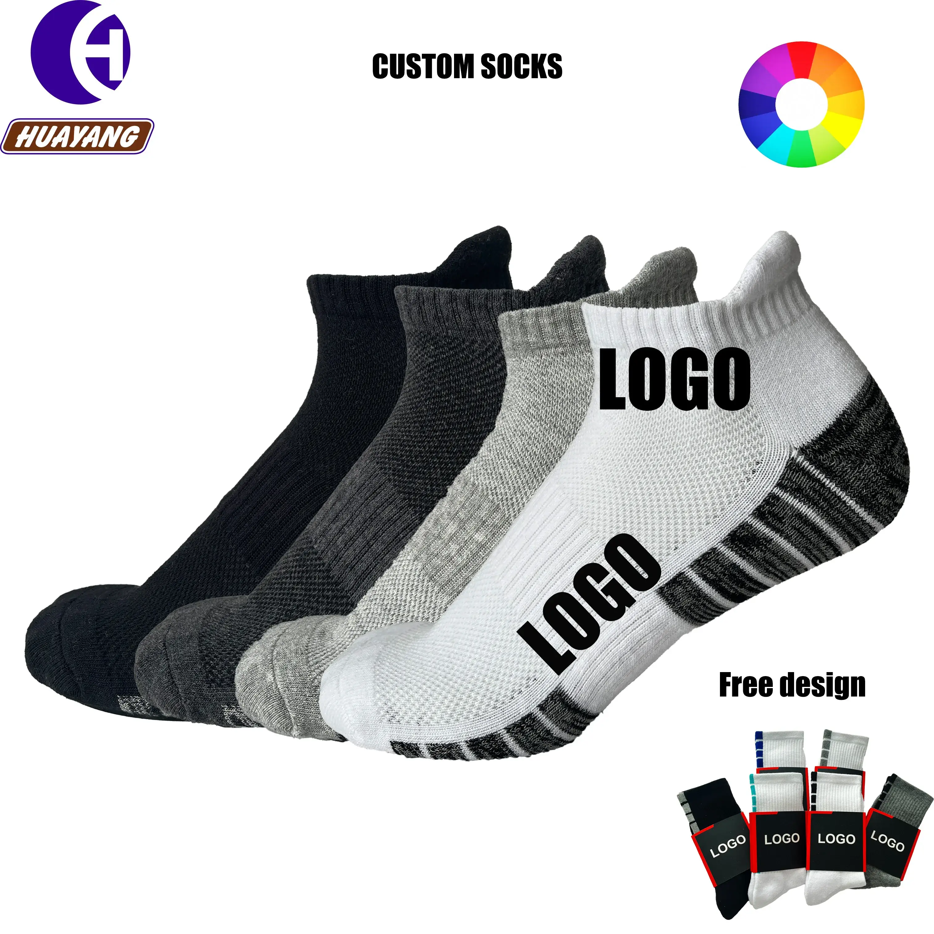 Mens Sports Socks Sport Athletic Socks - - Huayang 1
