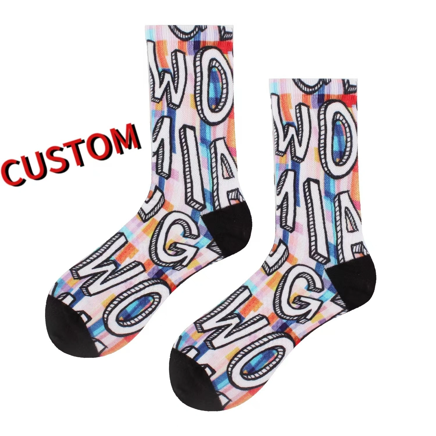 Custom Printing Colorful Socks for Men and Women - High Quality 1