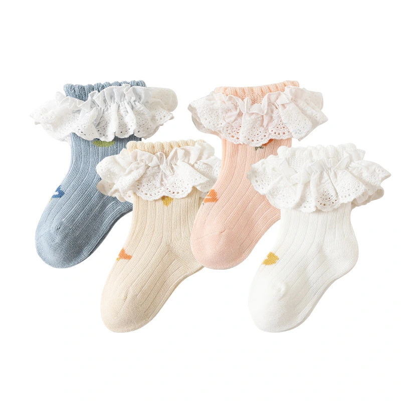 Custom Lace Dress Baby Socks 1