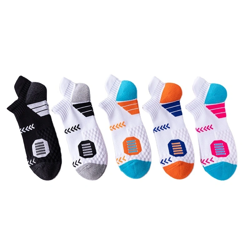Colorful Basketball Ankle Socks - High Quality Cotton Logo Socks 1