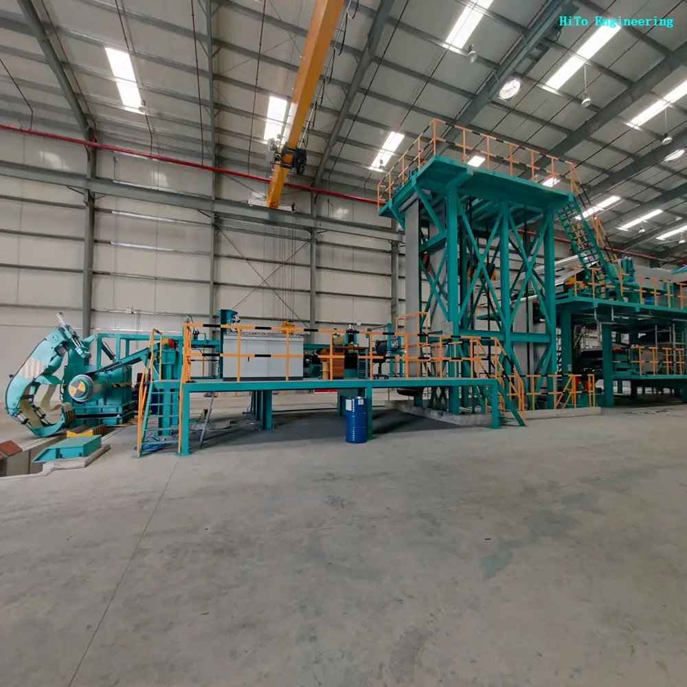 Colour coating line customized by HITO Equipment Engineering 1