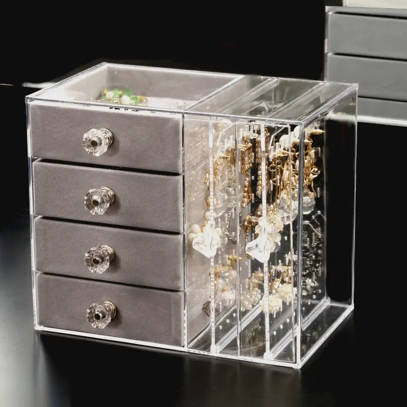 Acrylic Jewelry Display Case Black - - HQ ACRYLIC 5
