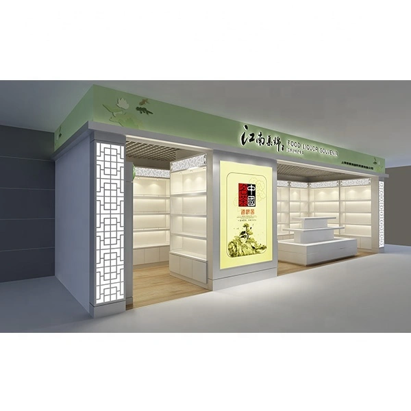 Loja especializada em souvenirs personalizados, decoração de interiores de lojas de shopping, vitrine, quiosque de alimentos para shopping 1