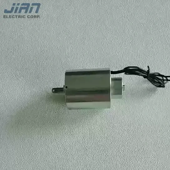 20VDC 40W Holding Force 6kgs(60N) Micro Solenoid Valve Normal Open JST-5560P 1