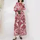 Green Pleated Gown One Size & Customized by Pleats Clothing 4