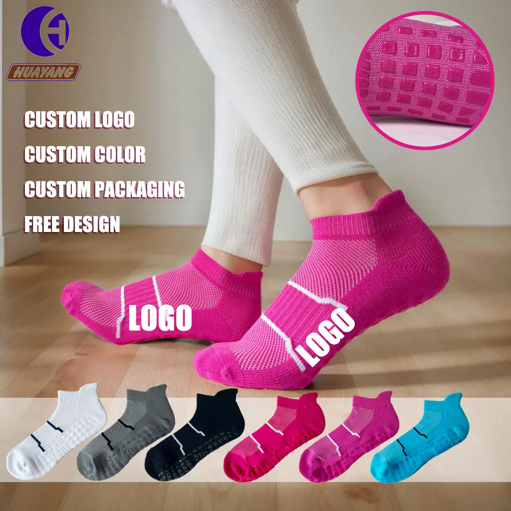 Mens Athletic Socks Black HY-S-039 by Huayang 2