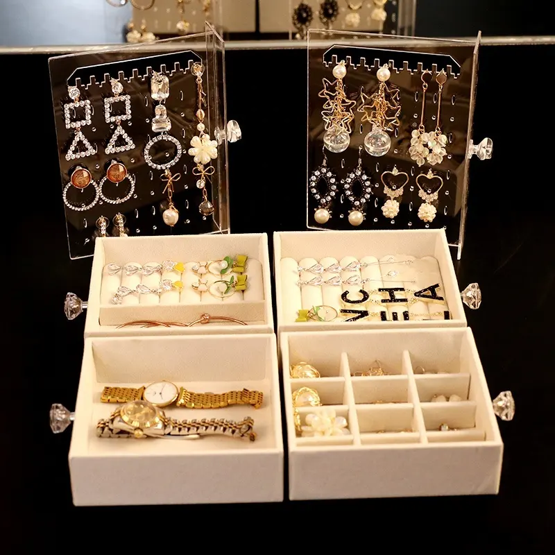 Acrylic Jewelry Display Case Black - - HQ ACRYLIC 4