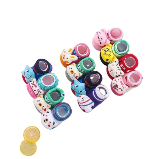 Custom 3D Animal Kids Cotton Anti-Slip Socks - Baby Shoes 1