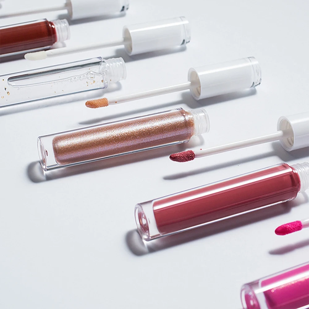 Mlm Custom Makeup Long Lasting Waterproof Vegan Cruelty Free Plumping Glitter Shimmer Lip Gloss 1