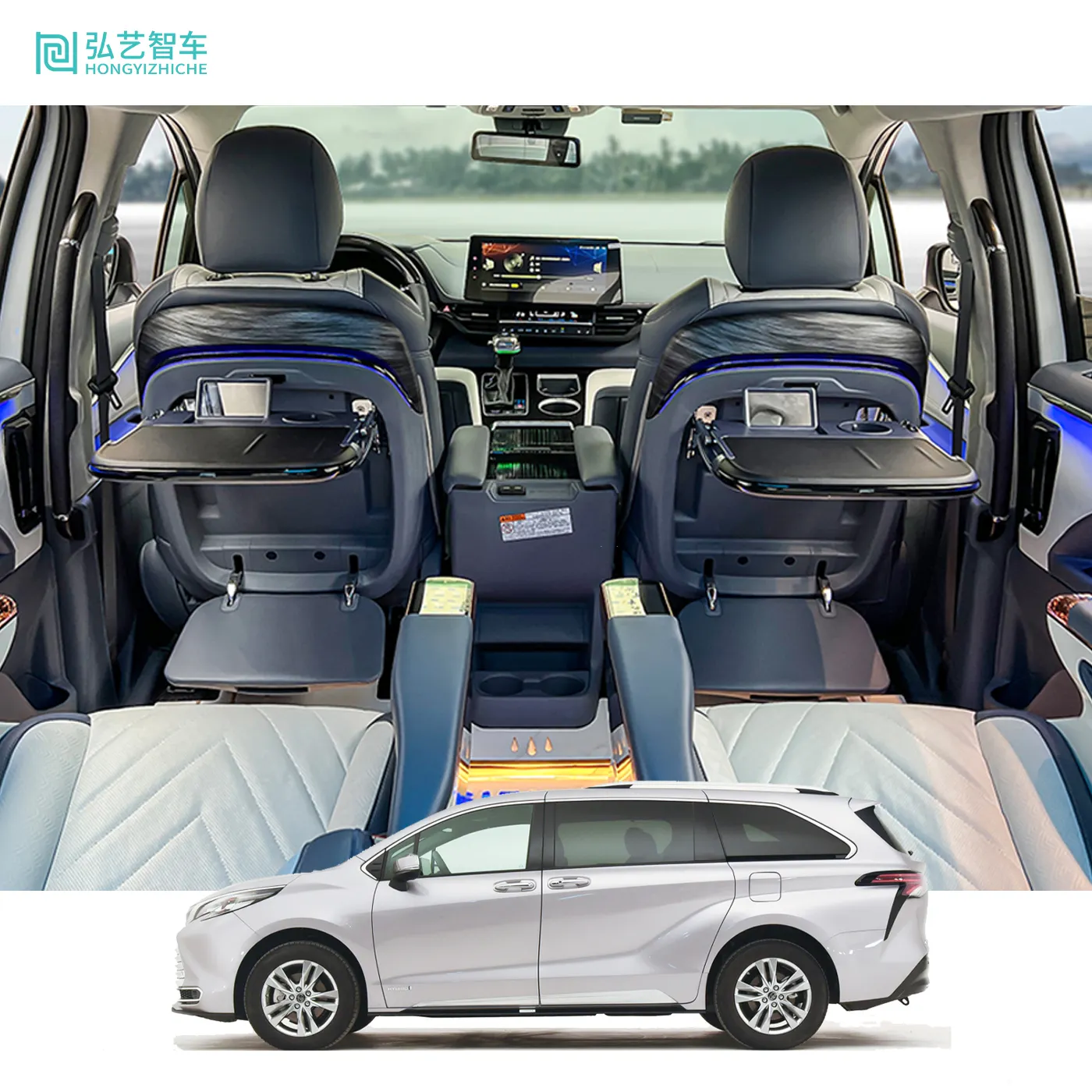 後部座席テーブルの必需品：快適なドライブのためのヒント 1