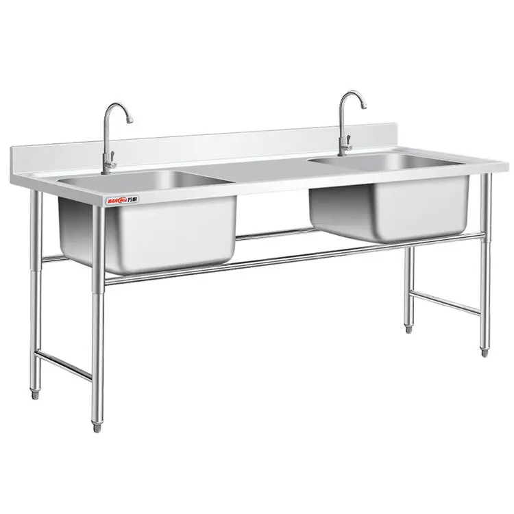 OEM Stainless Table with Sink 6