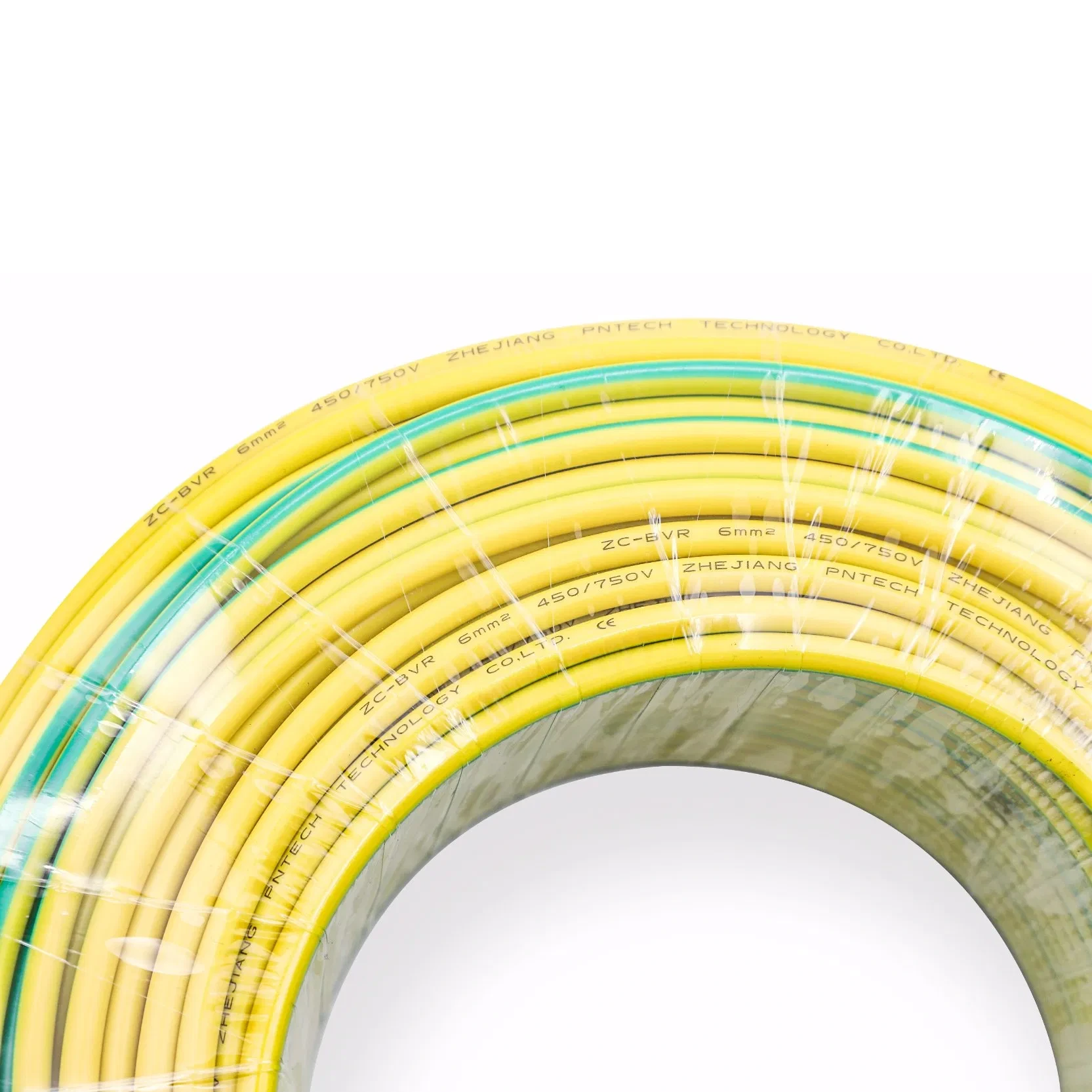 Heat Resistant Yellow Green PVC Insulation Oxygen-Free Copper CE-25mm2 Ground Wire - PV Solar Cable and Oxygen-Free Copper 1