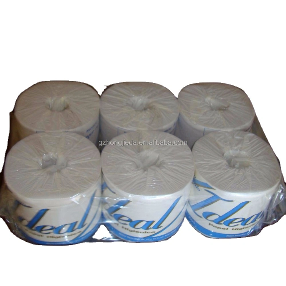White 2-ply Virgin Wood Pulp Toilet Tissue Roll 1