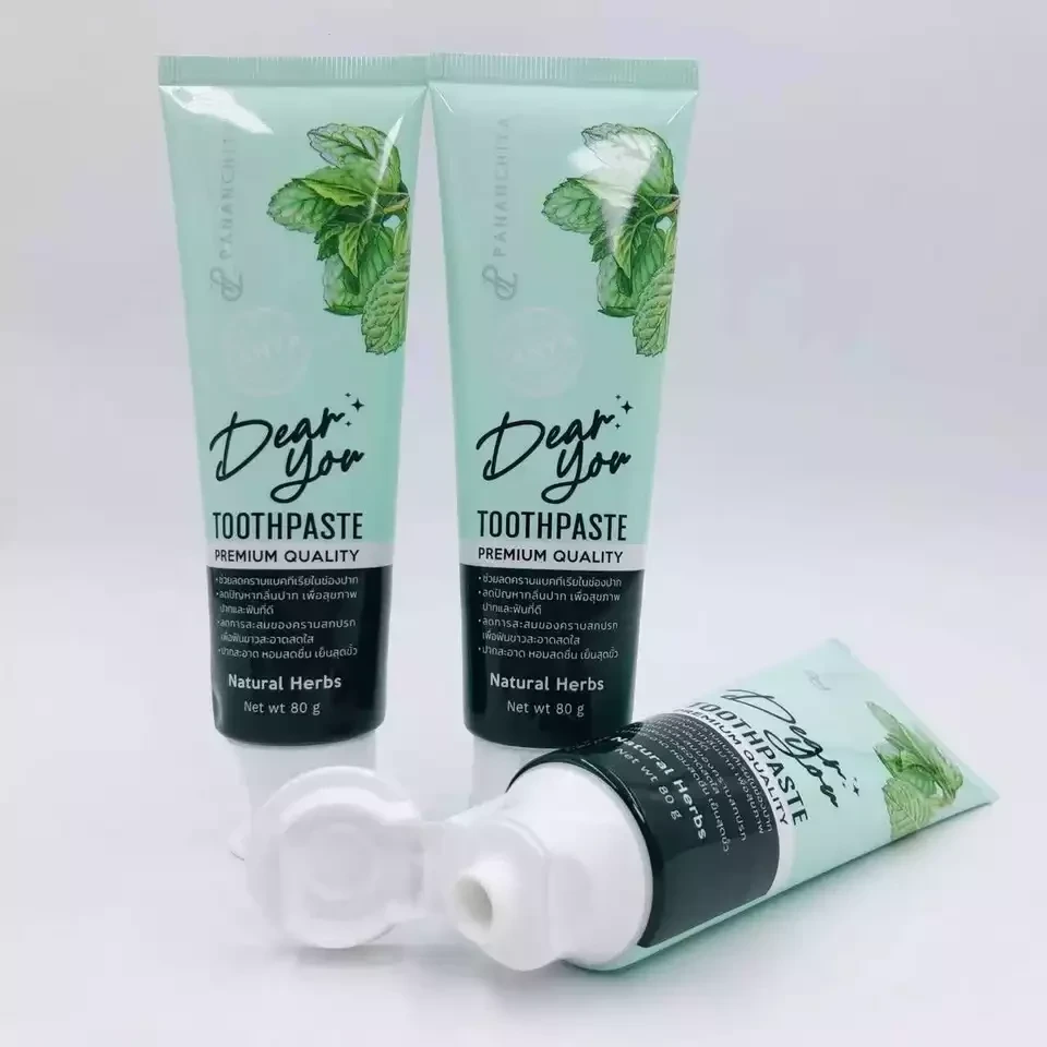 Empty Cosmetic Facial Cleanser Tube 80ml Plastic Squeeze Hand Cream Soft Tube Hose 1