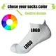 Mens Black Sports Socks Regular - - Huayang 4