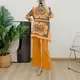 Pink Pleated Gown Fashion Suit - - Pleats Clothing 2