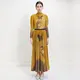 Pleated Short Gown 1038YH-1060+002C-1060 - - Pleats Clothing 7