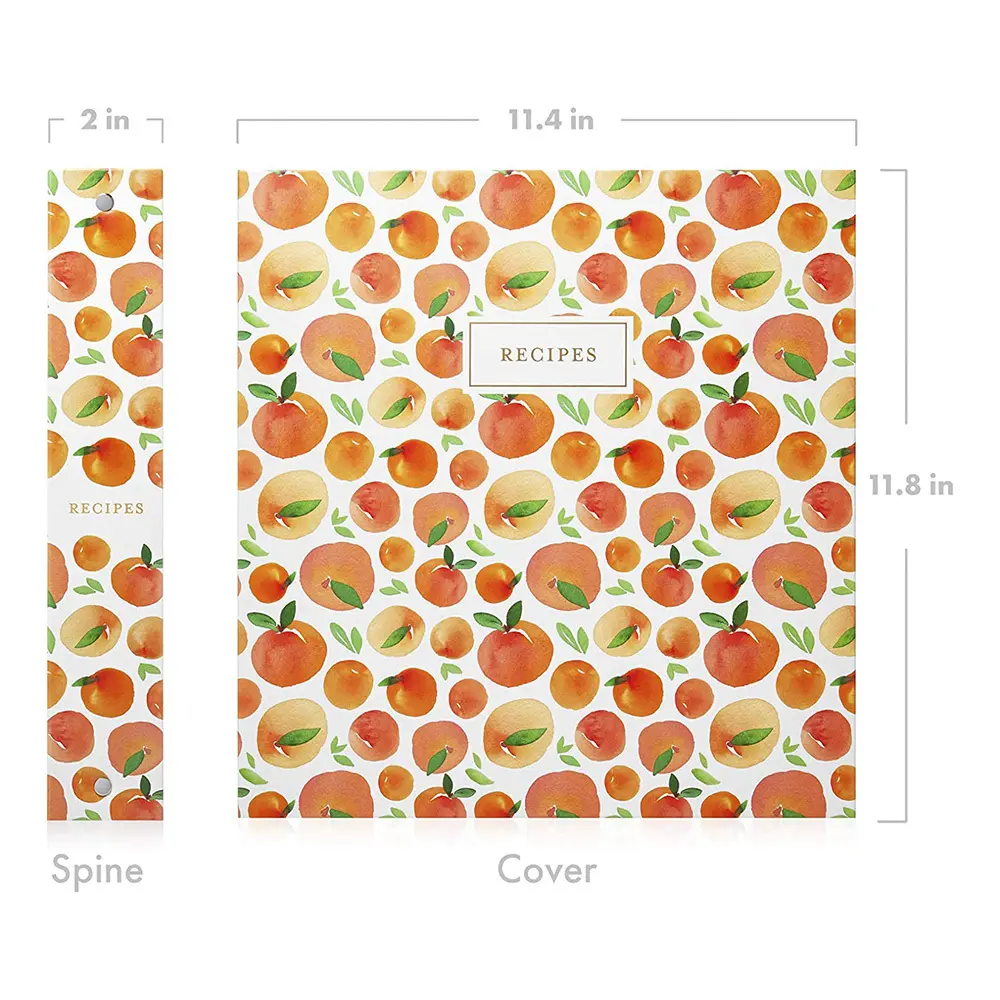 Writing Notebooks Binder Recipe Cooking Book Recipes Book File Folde - for Wholesale - JiayuanET 4