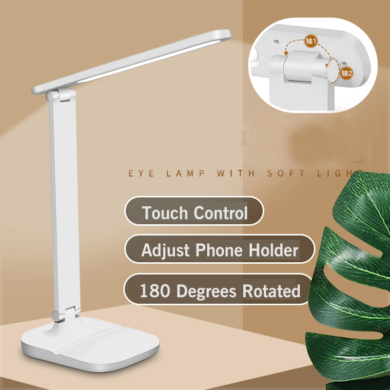 Gl-6c Plug In Multifunction Touch Control Dimmable No Bluelight Led Night Light Table Lamp For Bedroom Study Reading Desk Lamps 1