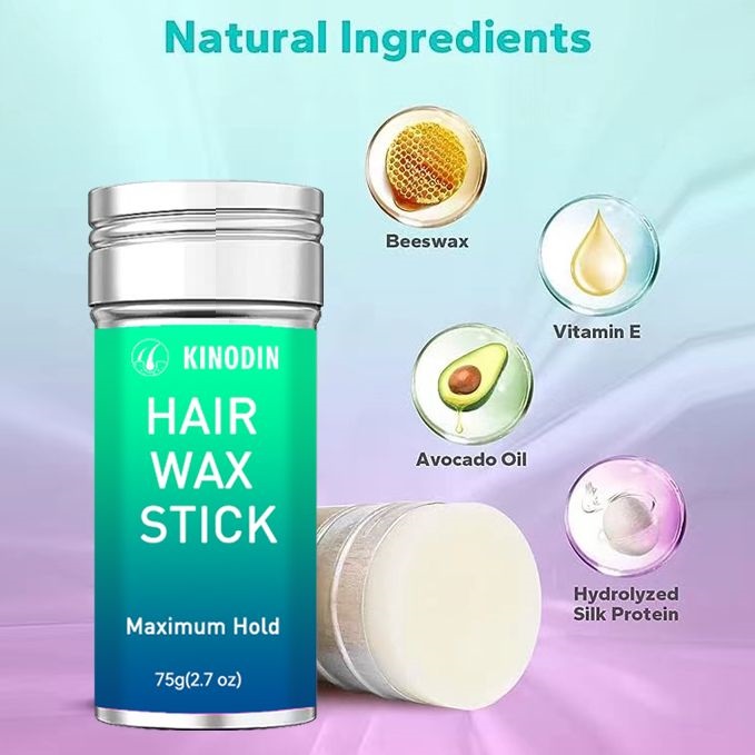 Bastão de cera de cabelo de fixação forte 75g para estilo de salão de beleza 3