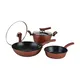 Cast Iron Pot Pan Set Glass Upright Cover - - Qianzan 7
