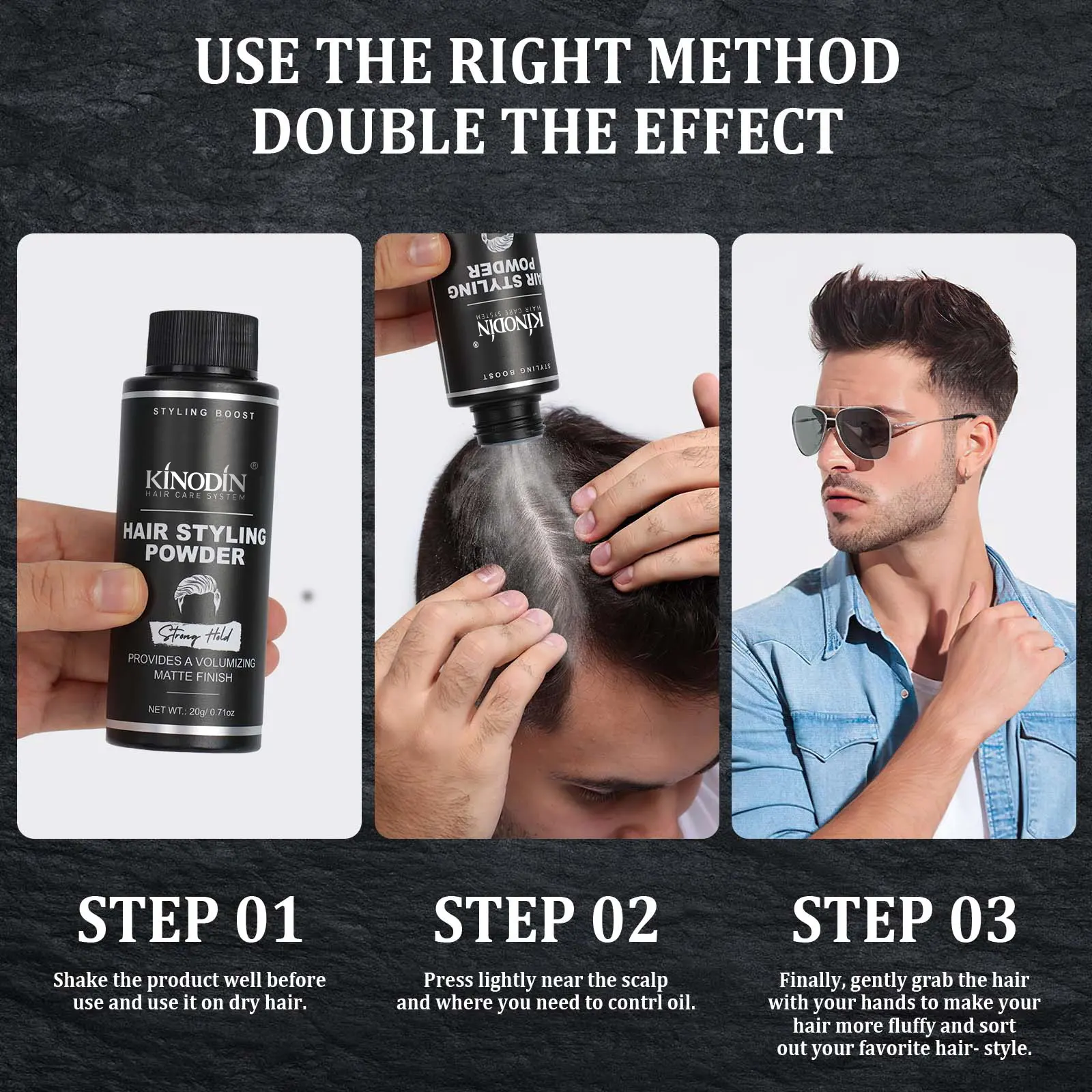 Kinodin Pomade Supplier Thickening/Volumizingmanufacturer 5