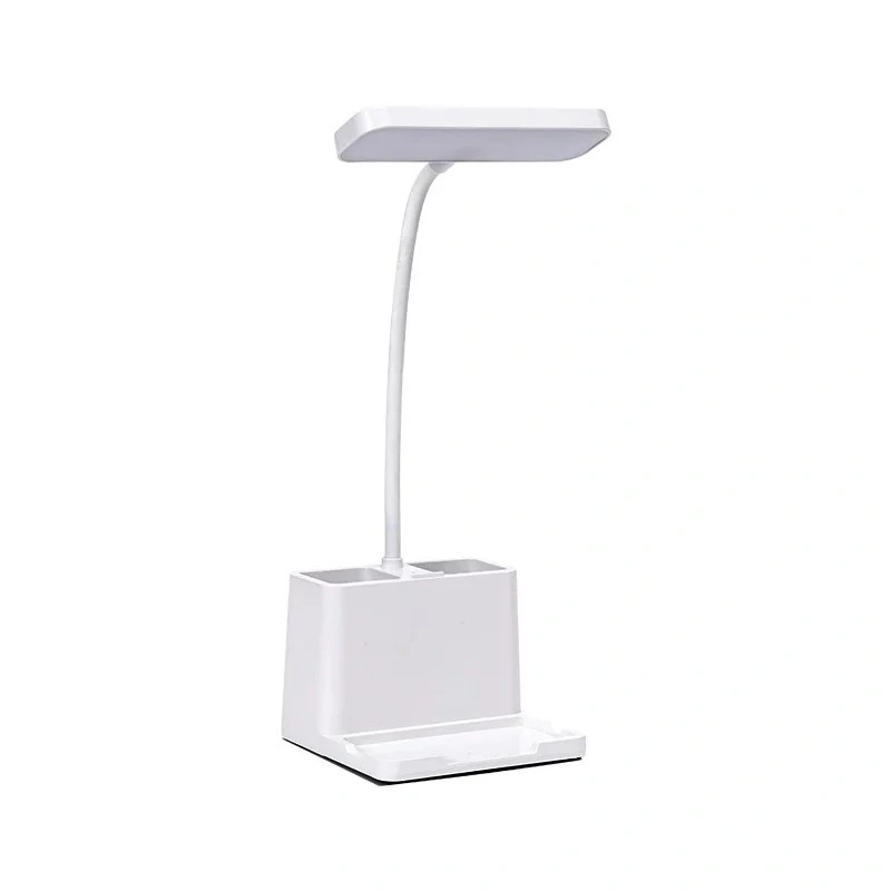 GL-1081C plug in Usb Charging 360 degree Foldable night light desk lamp with Phone Holder For Bedroom Reading1 1