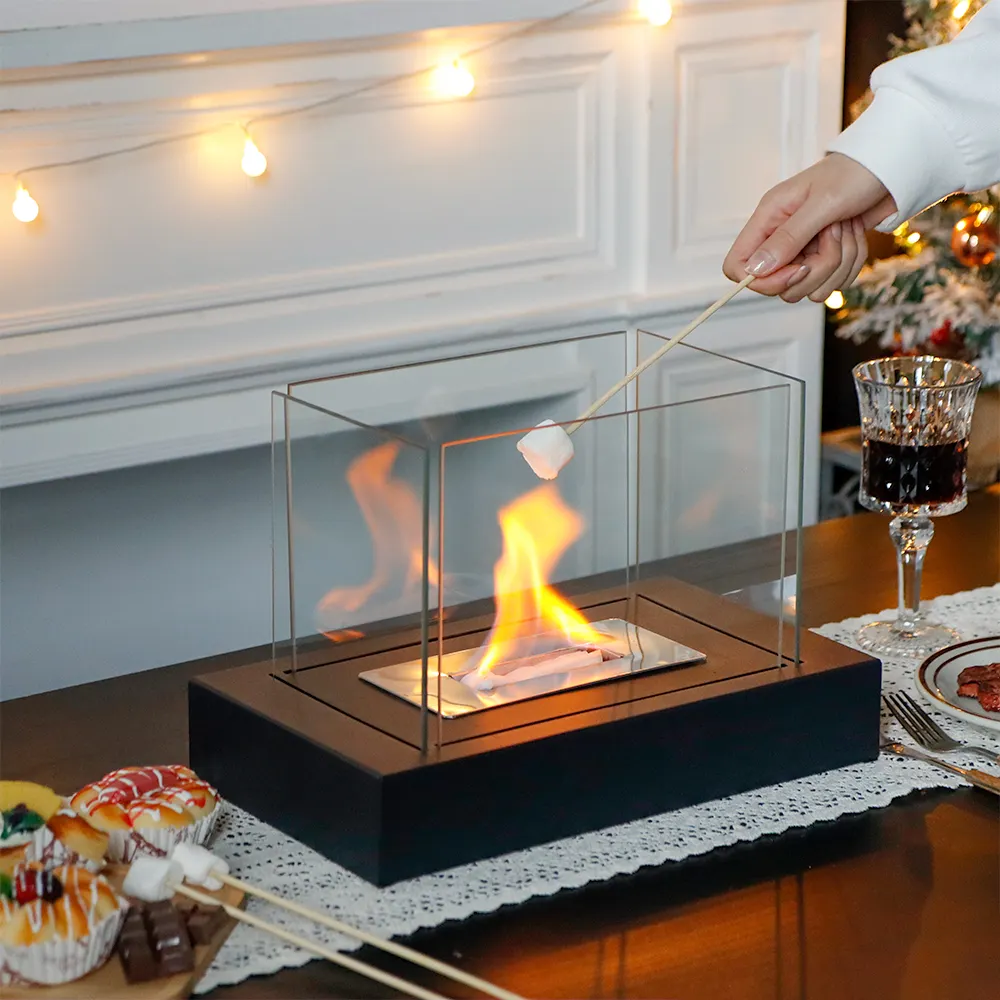 Tabletop Alcohol Fireplace Freestanding by NEW IMAGE 6