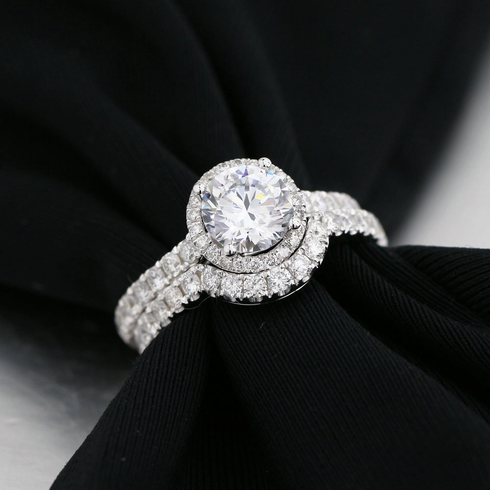Palladium 1.0ct Lab Grown Diamond Engagement Rings 1