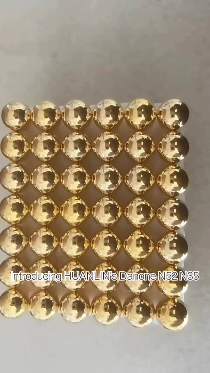 HUANLIN Custom N35 Grade Permanent Neodymium Composite with Welding Service Cylinder Ring Block Shapes Magnet Balls 1