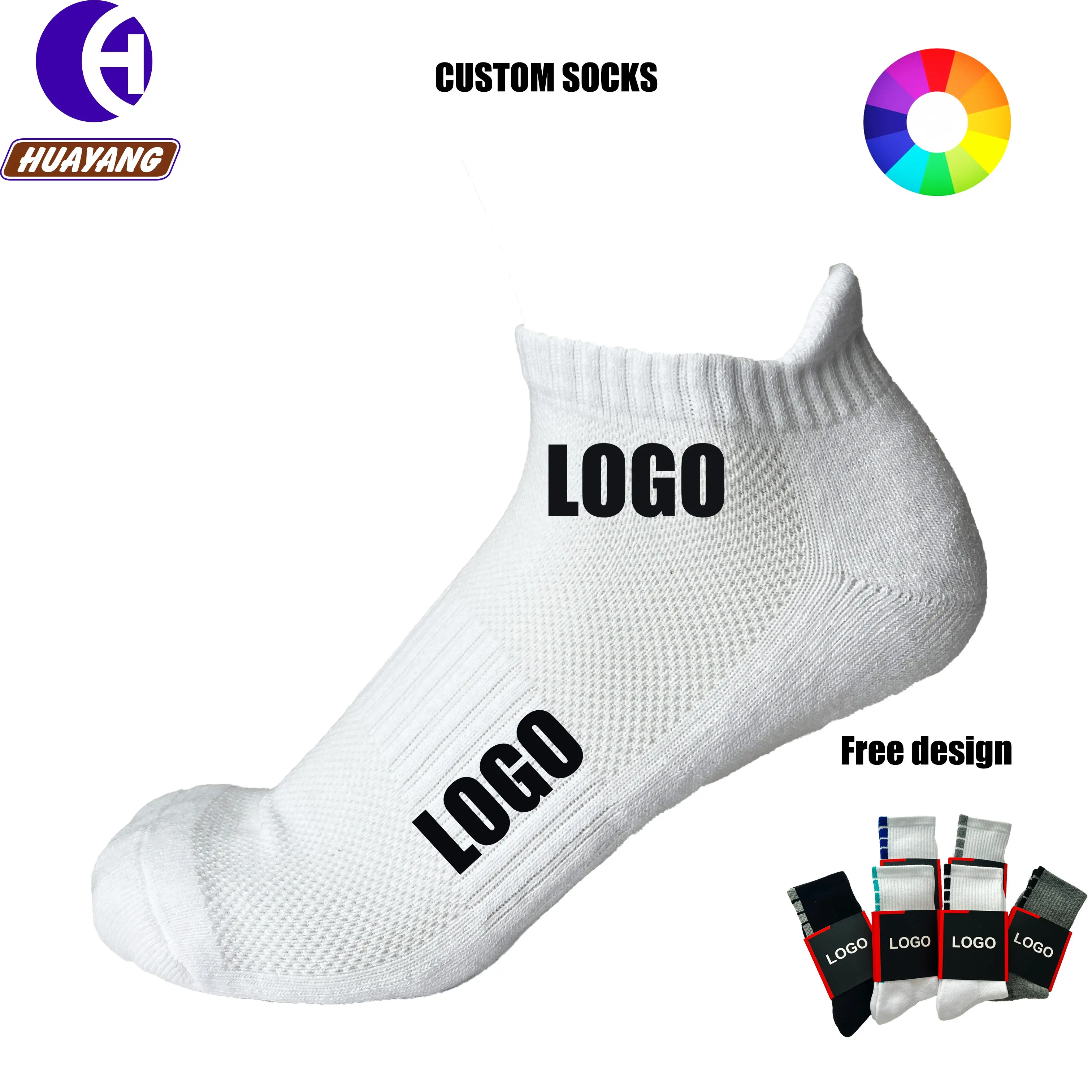 Mens Black Sports Socks Regular - - Huayang 1