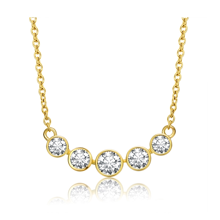 Collier minimaliste en argent sterling 925 avec pendentif logo 1