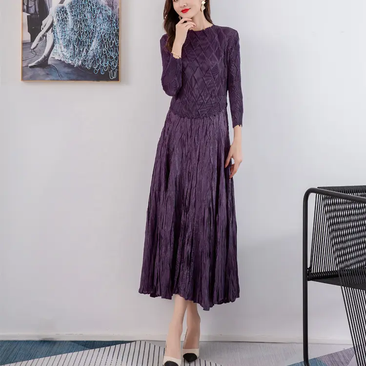 Black Sparkle Pleated Skirt 100% Polyester - - Pleats Clothing 3