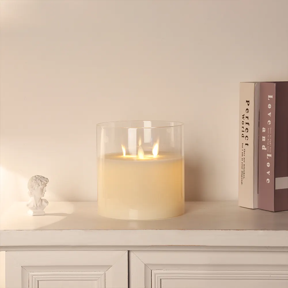 Led Flickering Candle Lights PILLAR by NEW IMAGE 7