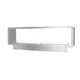 stainless steel fireplace