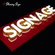 Front and Back Lit Channel Letters Shops - - Shining Sign 3