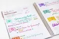 Spiral Calendar Notebook with Stickers Bookmarks-1 3