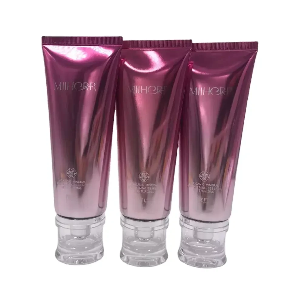 Empty Cosmetic Container Aluminum Plastic Tube With Special Screw Cap 100ml Body Lotion Tube 1