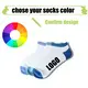 Mens Athletic Black Socks Cycling by Huayang 4