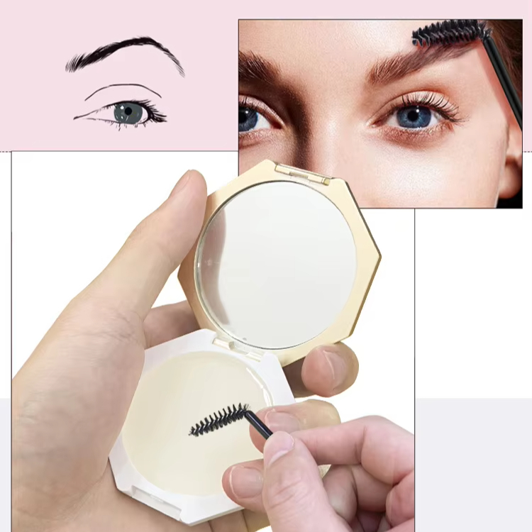 Mlm Custom Makeup Oem Styling Soap Gel Wax Brush With Logo Easy Wearing Vegan Cruelty Free Soft Freeze Eyebrow Soap Brow Gel 1