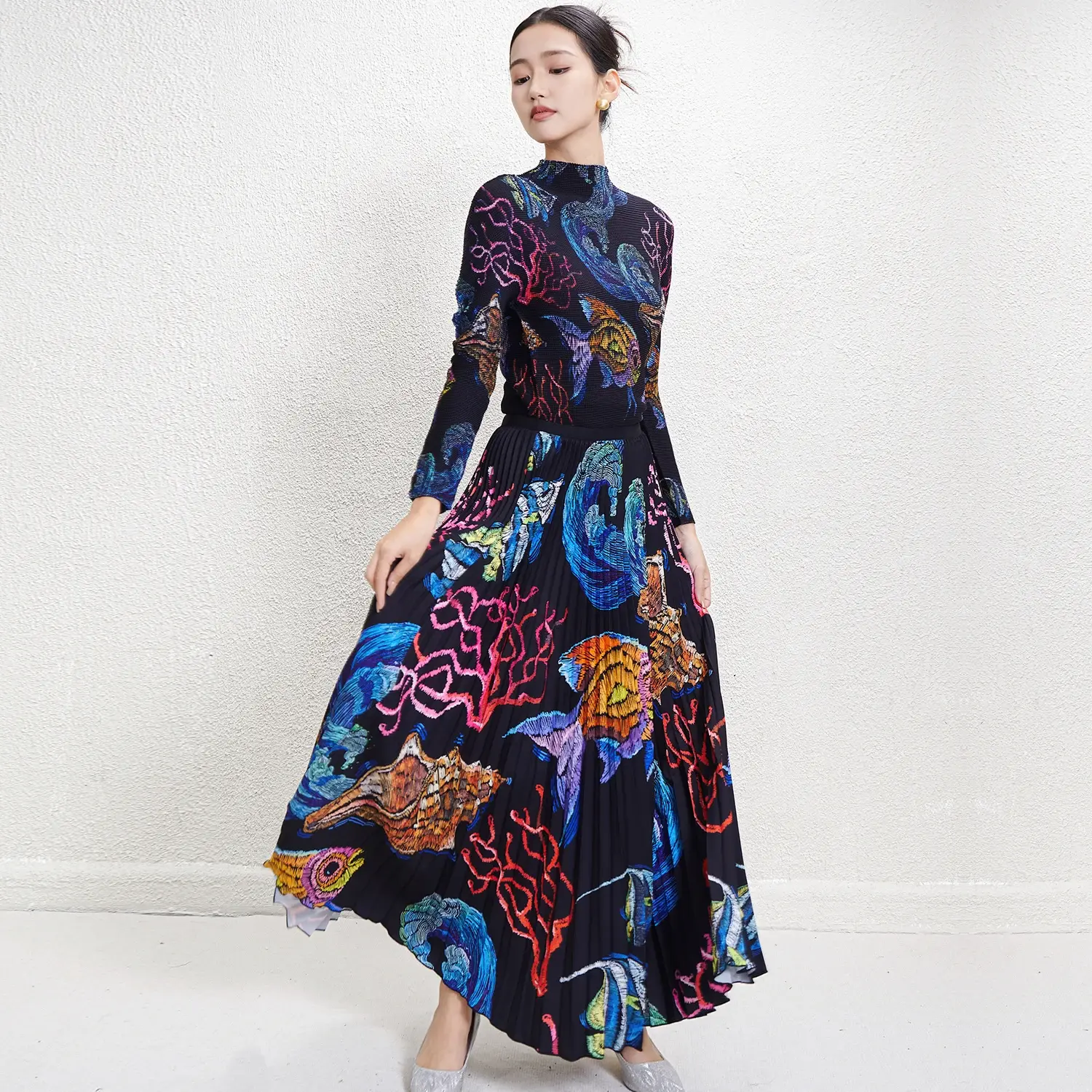 White Pleated Gown Pay with the World’s Most Payment Methods. by Pleats Clothing 6
