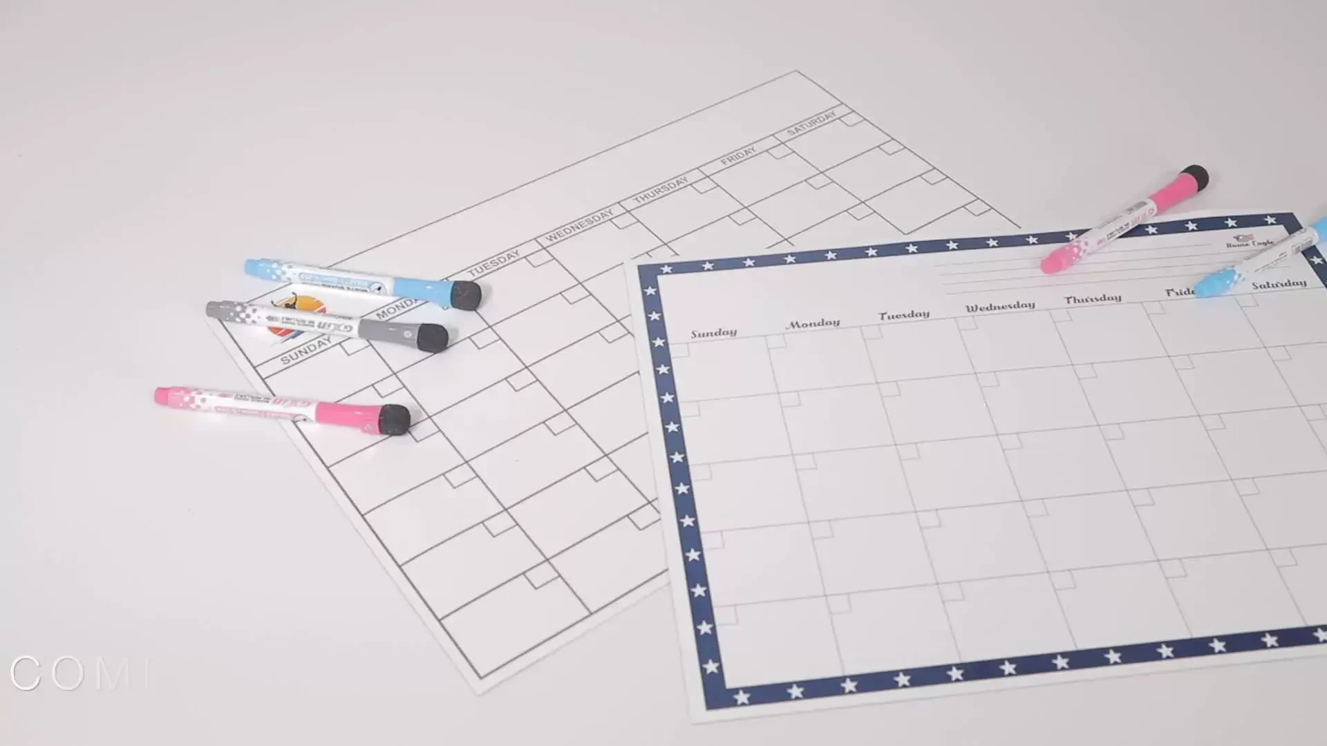 weekly magnet board magnetic planner chore chart magnetic whiteboard Monthly magnetic calendar for fridge 1
