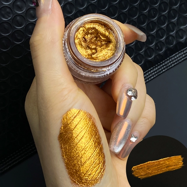 Mlm Cosmetics Manufacturer High-pigment Vegan Makeup Custom Formula Single Eyeshadow Shimmer Multicolor Eye Shadow Cream 1