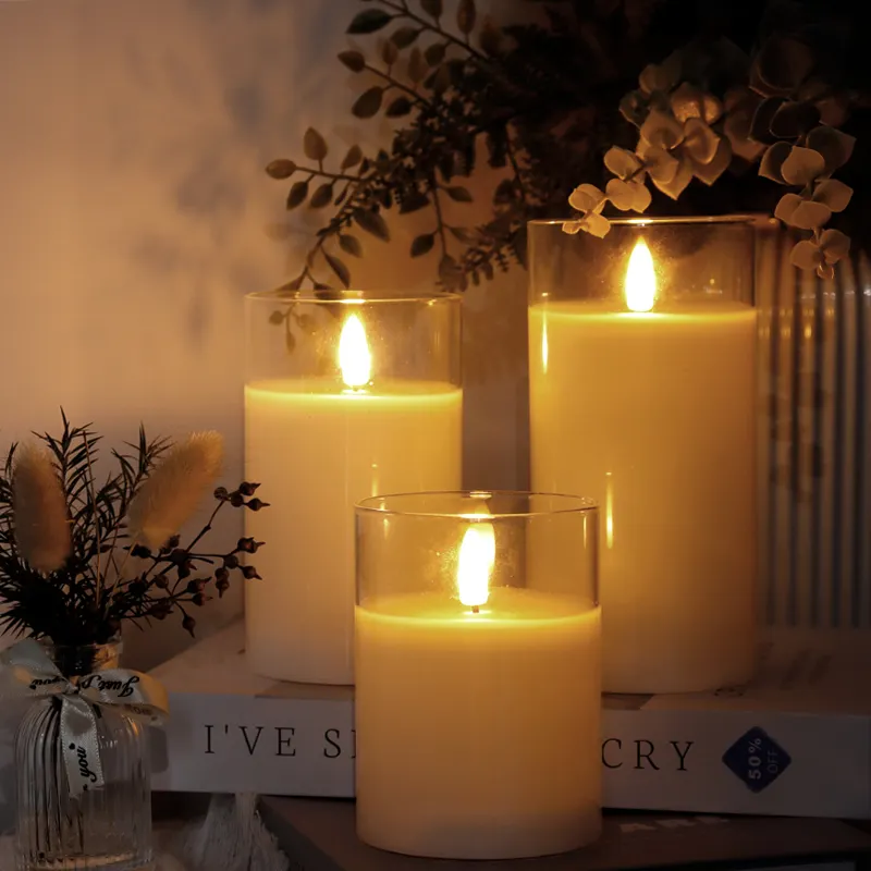 Remote Control Flameless Candles 7.5*H:10cm 12.5cm15cm - - NEW IMAGE 6