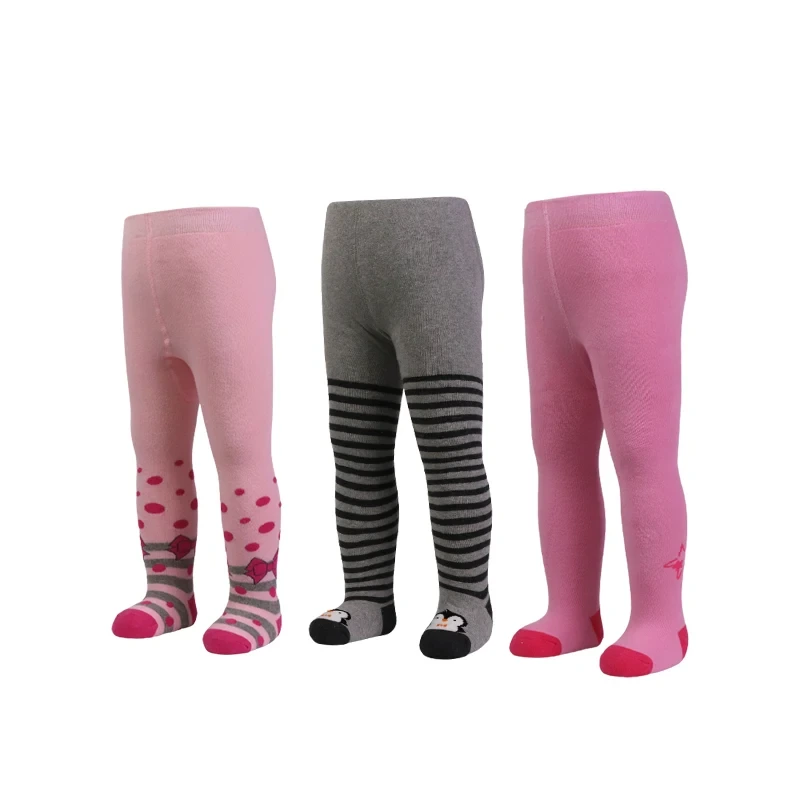 Custom Soft Breathable Colorful Baby Leggings Tights Cotton Child Stocking 1