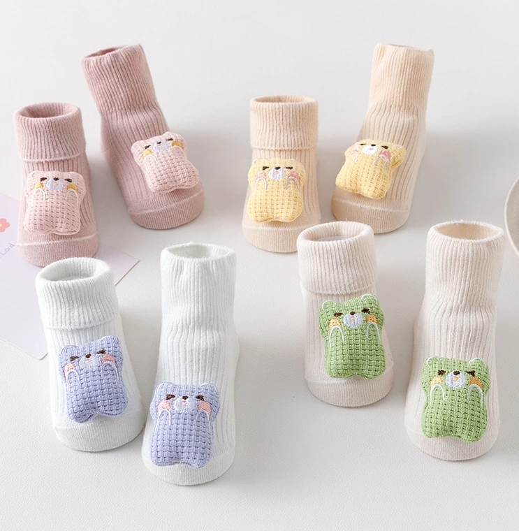 Custom Animal Anti Slip Baby Kids Socks - Trampoline Socks 1