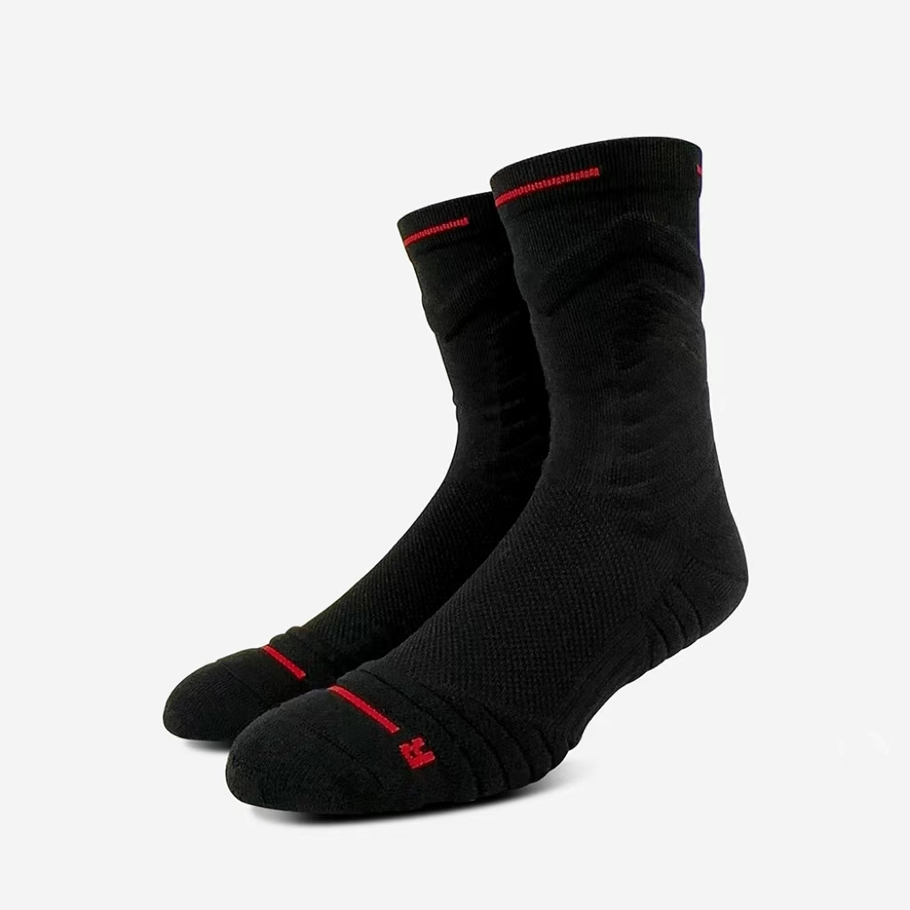 Men's Custom Sports Crew Socks - High Quality Polyester Material 1