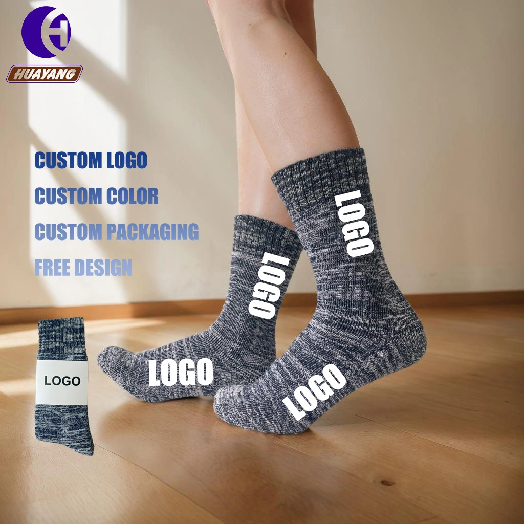 Custom High Quality Knitting Socks - Soft & Warm Free Design - Hy-s-037 1