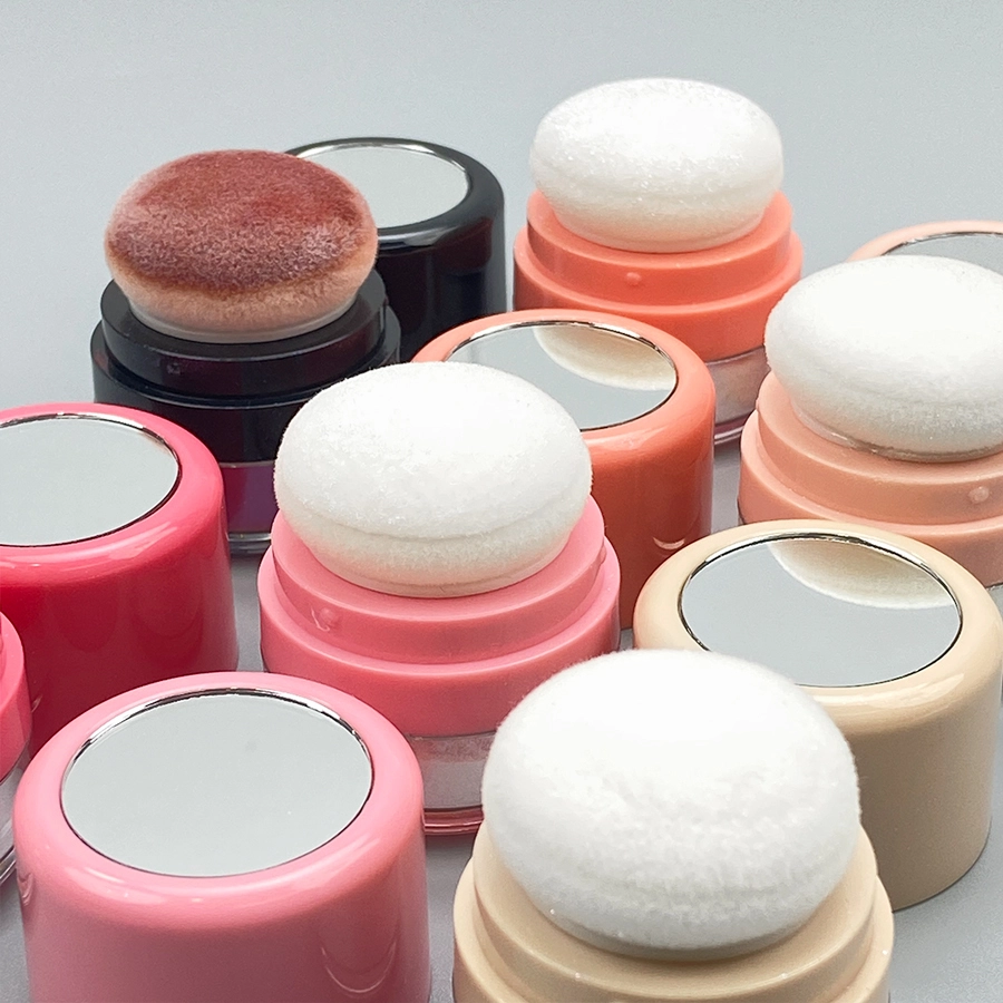 Mlm Custom Makeup Magic And Simple Highlighting Cosmetics Face Body Shimmer Private Label Patting Powder Shimmer Setting Powder 1